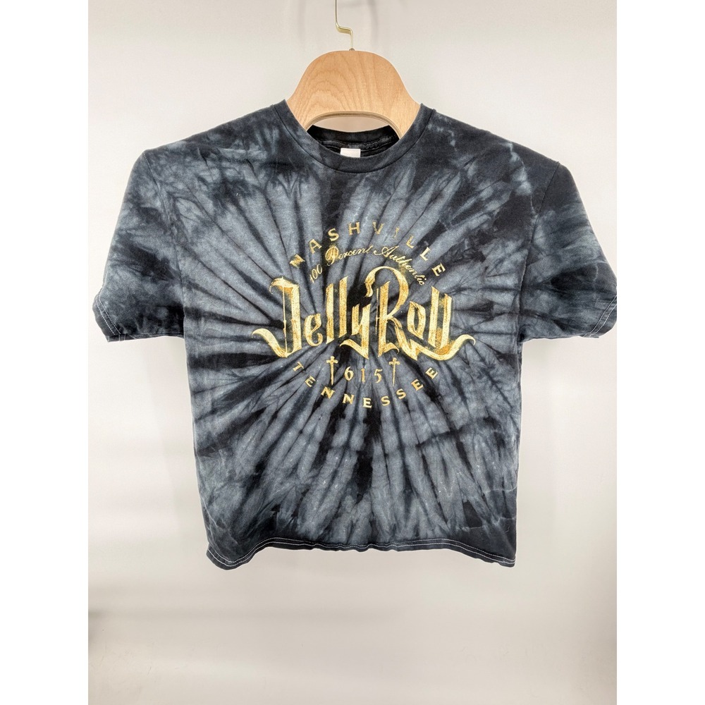Jelly Roll Shirt Mens XL Black Tie Dye Nashville TN No One Is Too Far Gone Cross